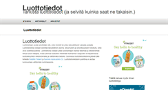 Desktop Screenshot of luottotiedot.info